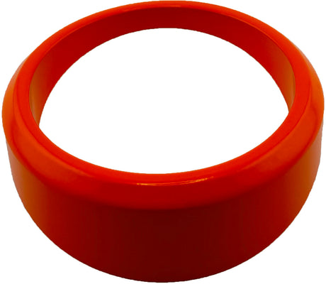 GAFFRIG ANGLED BEZEL 2 5/8 INCH I.D. / 3 3/8 INCH O.D. ORANGE