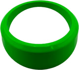 GAFFRIG ANGLED BEZEL 2 5/8 INCH I.D. / 3 3/8 INCH O.D. LIME GREEN