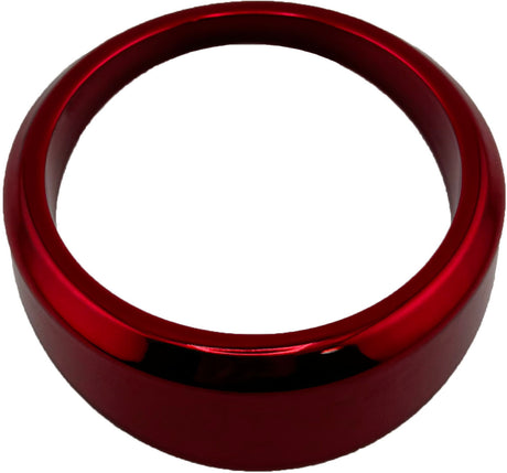 GAFFRIG ANGLED BEZEL 2 5/8 INCH I.D. / 3 3/8 INCH O.D. RED