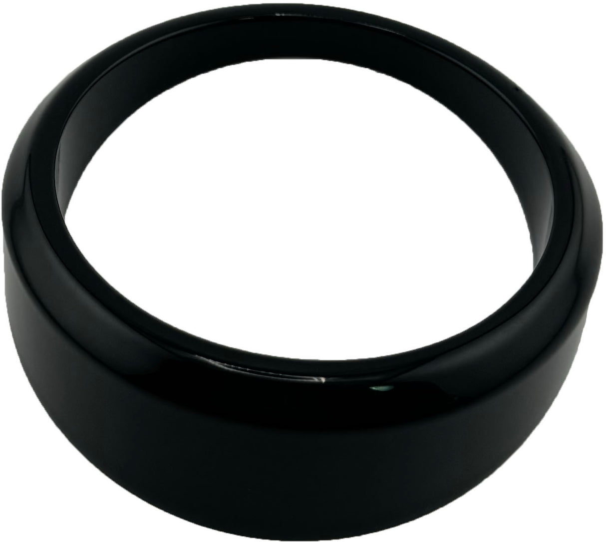 GAFFRIG ANGLED BEZEL 2 5/8 INCH I.D. / 3 3/8 INCH O.D. BLACK