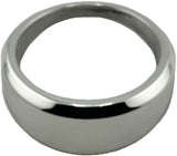 GAFFRIG ANGLED BEZEL 2 5/8 INCH I.D. / 3 3/8 INCH O.D. CHROME/POLISHED