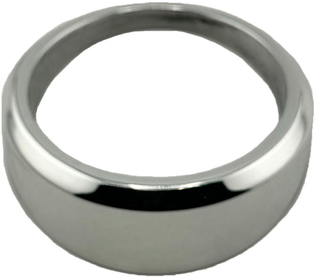 GAFFRIG ANGLED BEZEL 2 5/8 INCH I.D. / 3 3/8 INCH O.D. CHROME/POLISHED