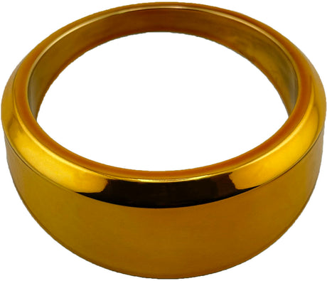 GAFFRIG ANGLED BEZEL 2 5/8 INCH I.D. / 3 3/8 INCH O.D. GOLD