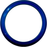 GAFFRIG FLAT BEZEL 3 3/8 INCH I.D. / 4 1/4 INCH O.D. BLUE