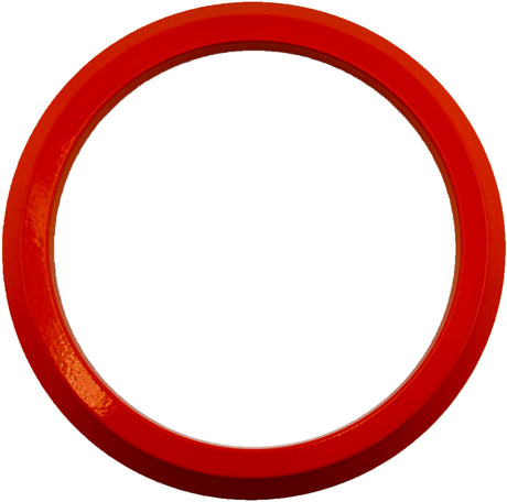 GAFFRIG FLAT BEZEL 3 3/8 INCH I.D. / 4 1/4 INCH O.D. ORANGE