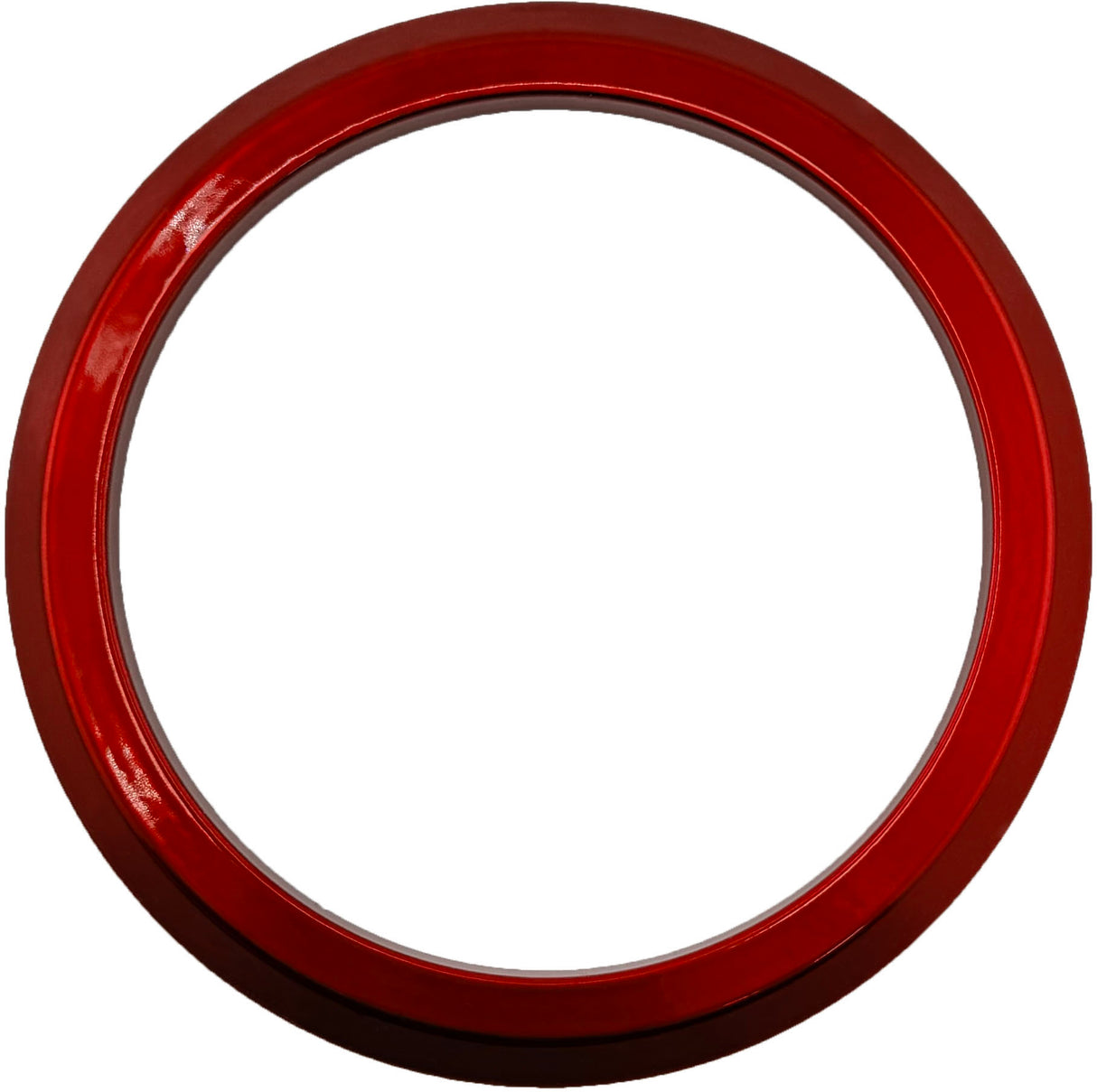 GAFFRIG FLAT BEZEL 3 3/8 INCH I.D. / 4 1/4 INCH O.D. RED