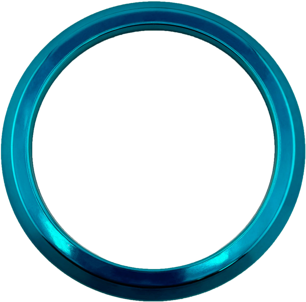 GAFFRIG FLAT BEZEL 3 3/8 INCH I.D. / 4 1/2 INCH O.D. WITH A LIP ON BACKSIDE