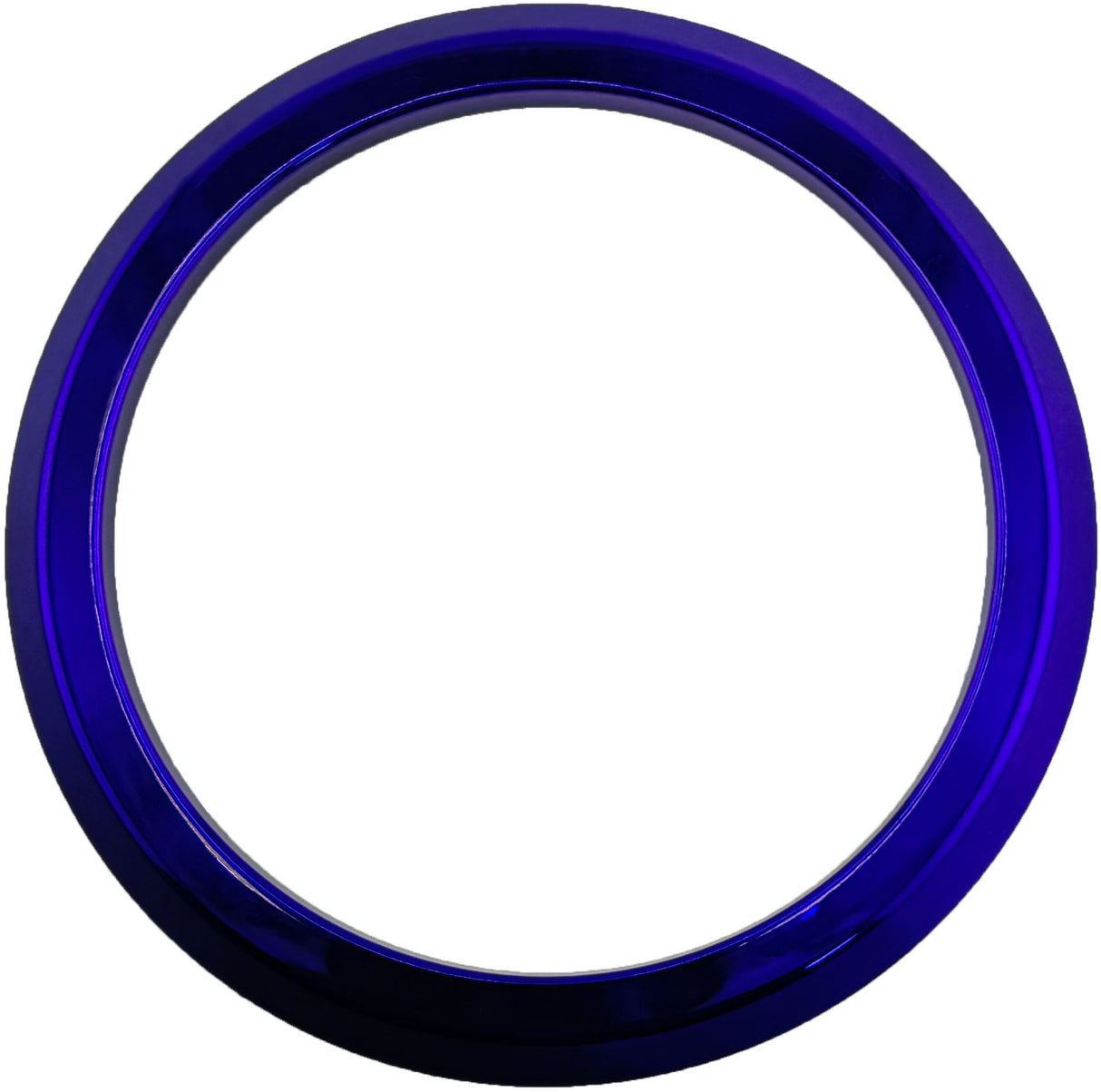 GAFFRIG FLAT BEZEL 3 3/8 INCH I.D. / 4 1/4 INCH O.D. PURPLE