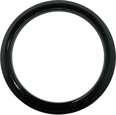 GAFFRIG FLAT BEZEL 3 3/8 INCH I.D. / 4 1/2 INCH O.D. WITH A LIP ON BACKSIDE