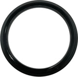 GAFFRIG FLAT BEZEL 3 3/8 INCH I.D. / 4 1/4 INCH O.D. BLACK