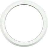 GAFFRIG FLAT BEZEL 3 3/8 INCH I.D. / 4 1/4 INCH O.D. WHITE