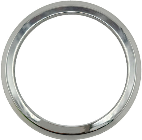 GAFFRIG FLAT BEZEL 3 3/8 INCH I.D. / 4 1/4 INCH O.D. CHROME/POLISHED