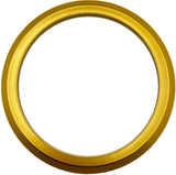 GAFFRIG FLAT BEZEL 3 3/8 INCH I.D. / 4 1/4 INCH O.D. GOLD