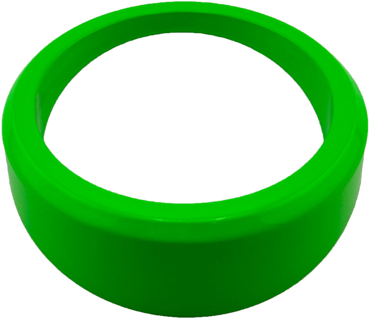 GAFFRIG ANGLED BEZEL 3 3/8 INCH I.D. / 4 3/8 INCH O.D. LIME GREEN