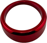 GAFFRIG ANGLED BEZEL 3 3/8 INCH I.D. / 4 3/8 INCH O.D. RED