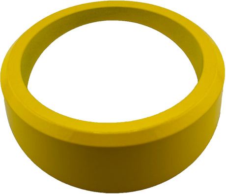 GAFFRIG ANGLED BEZEL 3 3/8 INCH I.D. / 4 3/8 INCH O.D. YELLOW