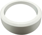 GAFFRIG ANGLED BEZEL 3 3/8 INCH I.D. / 4 3/8 INCH O.D. WHITE