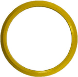 GAFFRIG FLAT BEZEL 3 3/4 INCH I.D. / 4 1/2 O.D. YELLOW