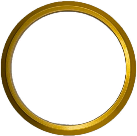 GAFFRIG FLAT BEZEL 3 3/4 INCH I.D. / 4 1/2 O.D. GOLD