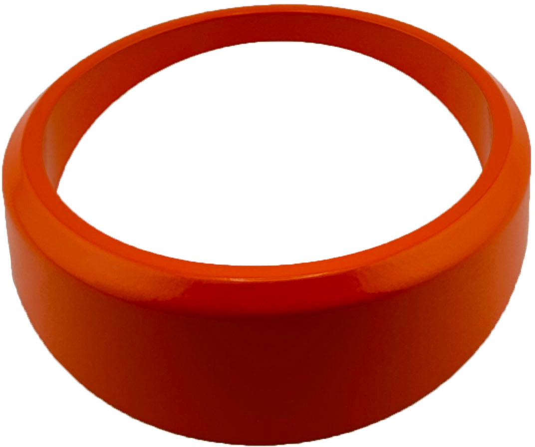 GAFFRIG ANGLED BEZEL 3 3/4 INCH I.D. / 4 5/8 INCH O.D. ORANGE