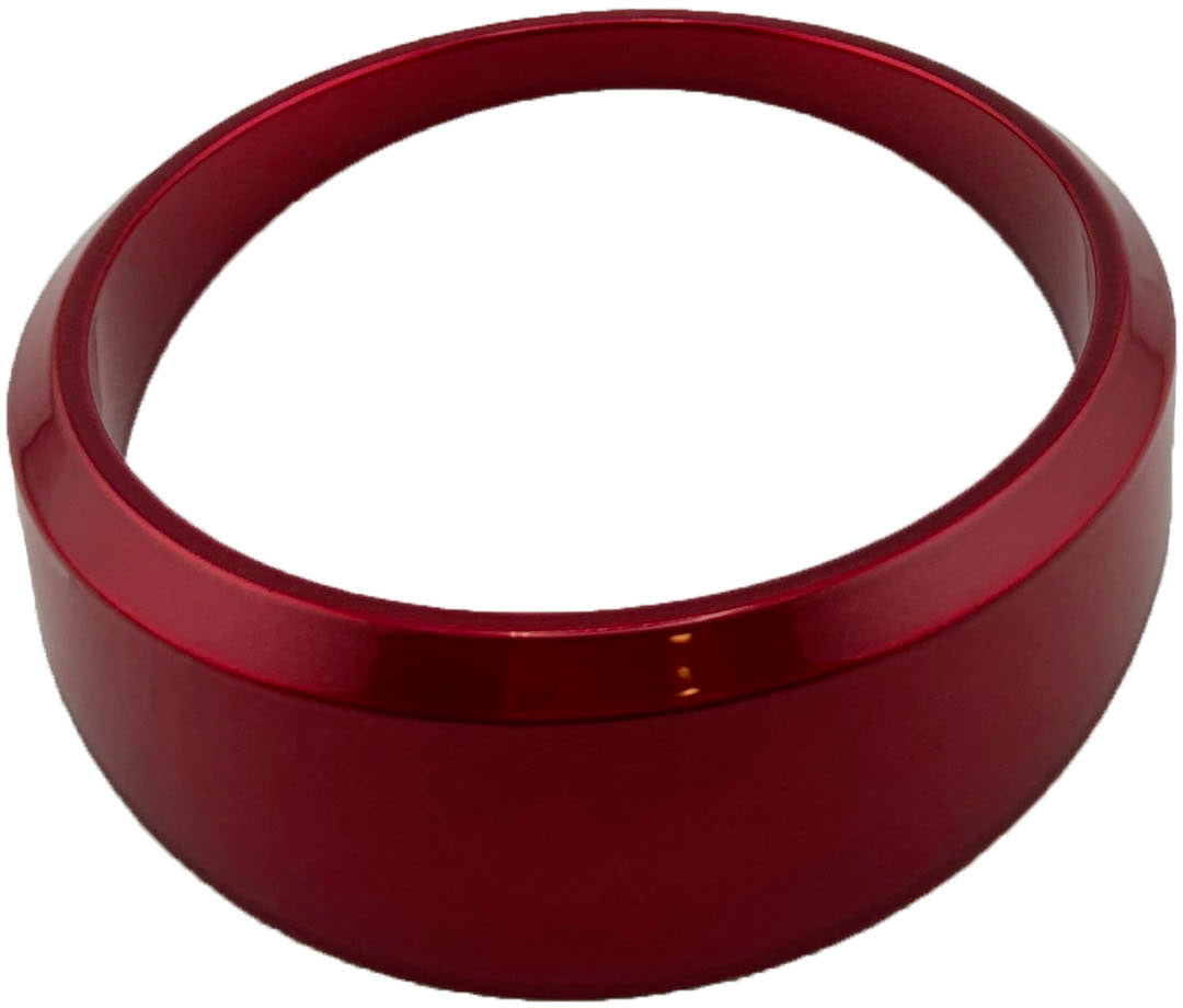 GAFFRIG ANGLED BEZEL 3 3/4 INCH I.D. / 4 5/8 INCH O.D. RED