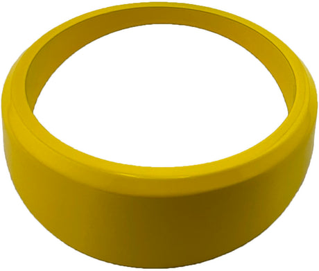 GAFFRIG ANGLED BEZEL 3 3/4 INCH I.D. / 4 5/8 INCH O.D. YELLOW