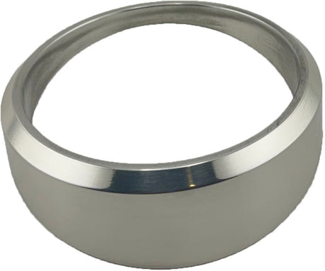 GAFFRIG ANGLED BEZEL 3 3/4 INCH I.D. / 4 5/8 INCH O.D. CHROME/POLISHED