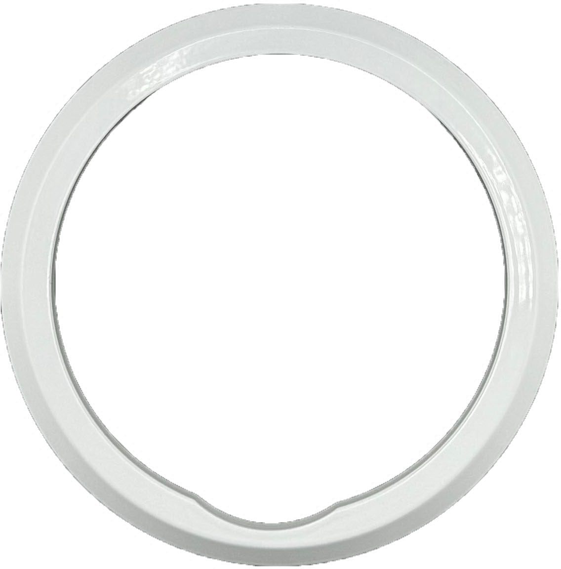 GAFFRIG FLAT BEZEL 4 INCH I.D. / 5 INCH O.D. WHITE