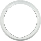 GAFFRIG FLAT BEZEL 4 INCH I.D. / 5 INCH O.D. WHITE