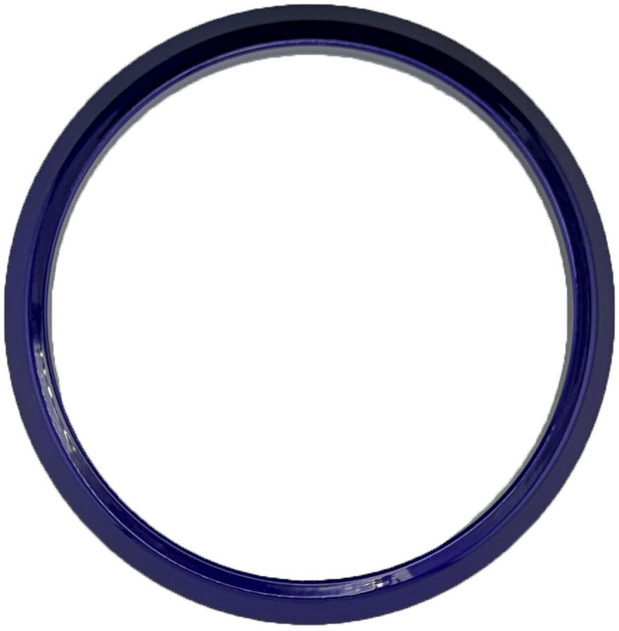 GAFFRIG FLAT BEZEL 4 5/8 INCH I.D. / 5 1/2 INCH O.D. PURPLE