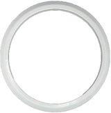 GAFFRIG FLAT BEZEL 4 5/8 INCH I.D. / 5 1/2 INCH O.D. WHITE