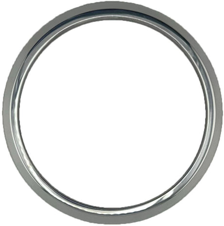 GAFFRIG FLAT BEZEL 4 5/8 INCH I.D. / 5 1/2 INCH O.D. CHROME/POLISHED