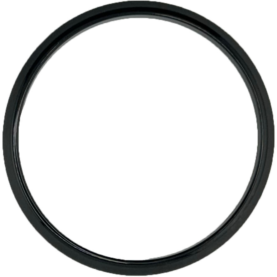 GAFFRIG FLAT BEZEL 4 3/4 INCH I.D. / 5 1/2 INCH O.D. BLACK