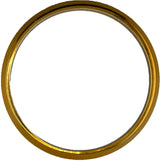 GAFFRIG FLAT BEZEL 4 3/4 INCH I.D. / 5 1/2 INCH O.D. GOLD