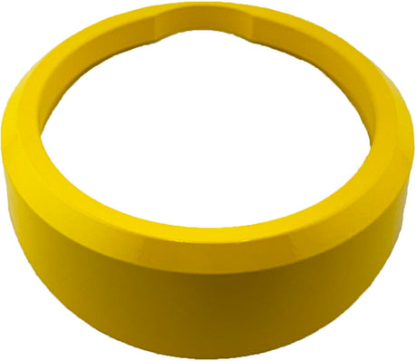 GAFFRIG ANGLED BEZEL 4 5/8 INCH I.D. / 5 11/16 INCH O.D. YELLOW