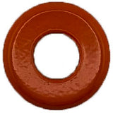 GAFFRIG PART #8785 FLAT BEZEL 1 INCH O.D. THREADED FOR TOGGLE SWITCHES ORANGE