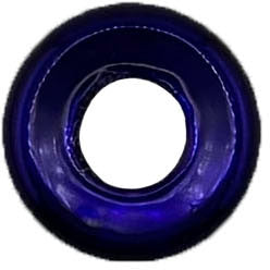 GAFFRIG PART #8785 FLAT BEZEL 1 INCH O.D. THREADED FOR TOGGLE SWITCHES PURPLE