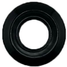 GAFFRIG PART #8785 FLAT BEZEL 1 INCH O.D. THREADED FOR TOGGLE SWITCHES BLACK