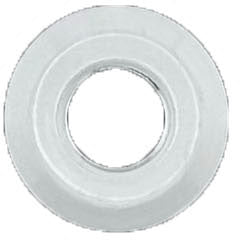 GAFFRIG PART #8785 FLAT BEZEL 1 INCH O.D. THREADED FOR TOGGLE SWITCHES WHITE