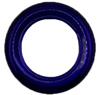 GAFFRIG FLAT BEZEL 3/4 I.D. x 1 5/16 O.D. FOR IGNITION SWITCH PURPLE