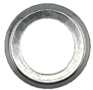GAFFRIG FLAT BEZEL 3/4 I.D. x 1 5/16 O.D. FOR IGNITION SWITCH CHROME