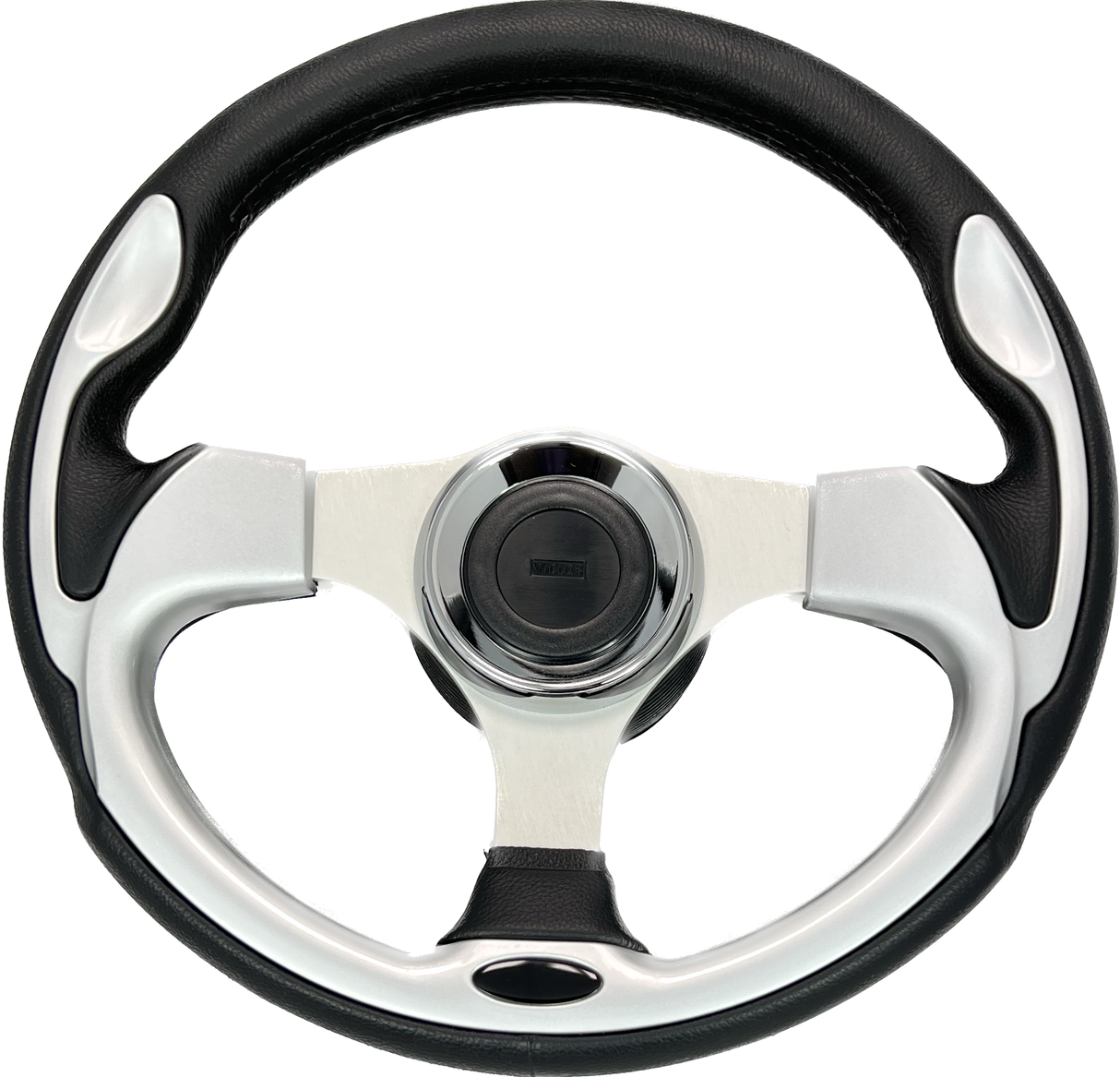 GAFFRIG URETHANE STEERING WHEEL WITH COLORED INSERTS PLATINUM