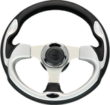 GAFFRIG URETHANE STEERING WHEEL WITH COLORED INSERTS PLATINUM