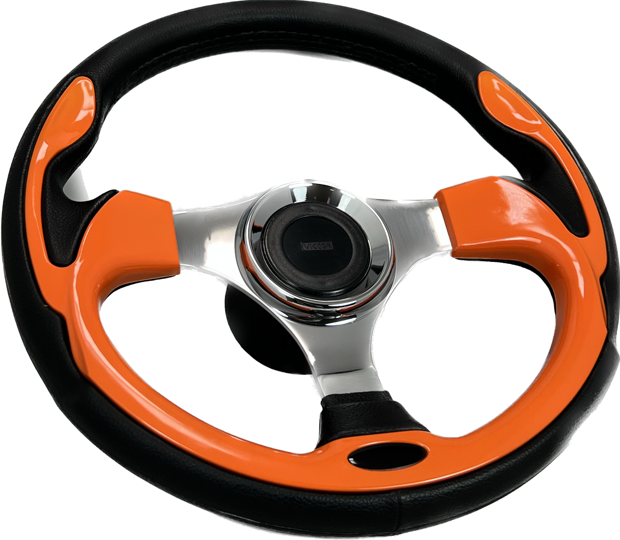 GAFFRIG URETHANE STEERING WHEEL WITH COLORED INSERTS ORANGE