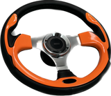 GAFFRIG URETHANE STEERING WHEEL WITH COLORED INSERTS ORANGE