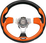 GAFFRIG URETHANE STEERING WHEEL WITH COLORED INSERTS ORANGE