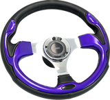 GAFFRIG URETHANE STEERING WHEEL WITH COLORED INSERTS PURPLE