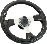 GAFFRIG URETHANE STEERING WHEEL WITH COLORED INSERTS BLACK