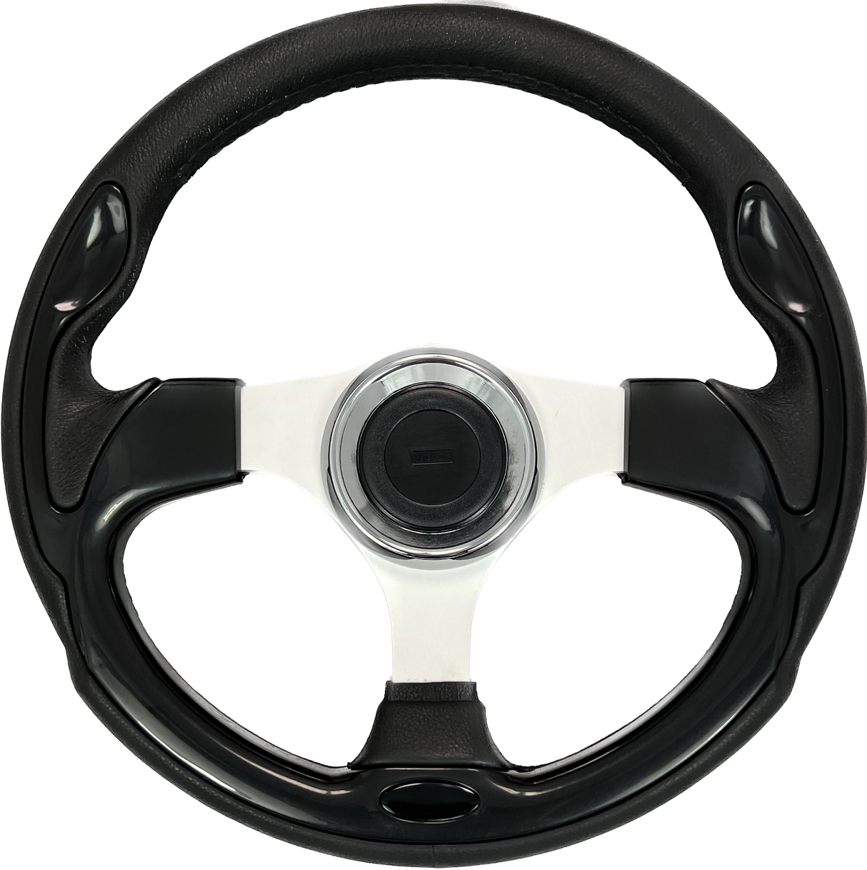 GAFFRIG URETHANE STEERING WHEEL WITH COLORED INSERTS BLACK