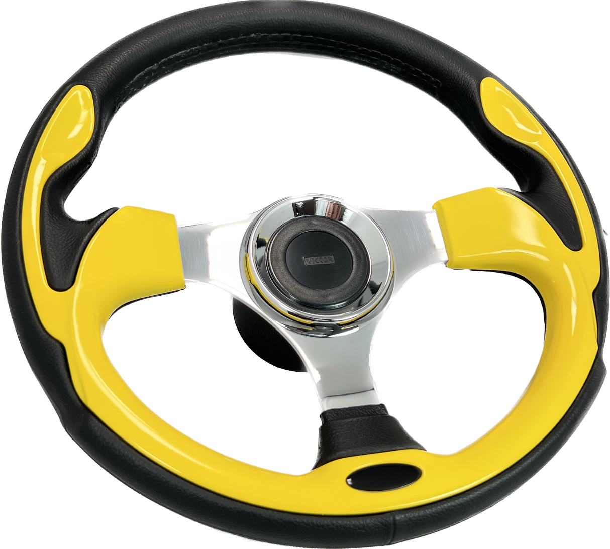 GAFFRIG URETHANE STEERING WHEEL WITH COLORED INSERTS YELLOW